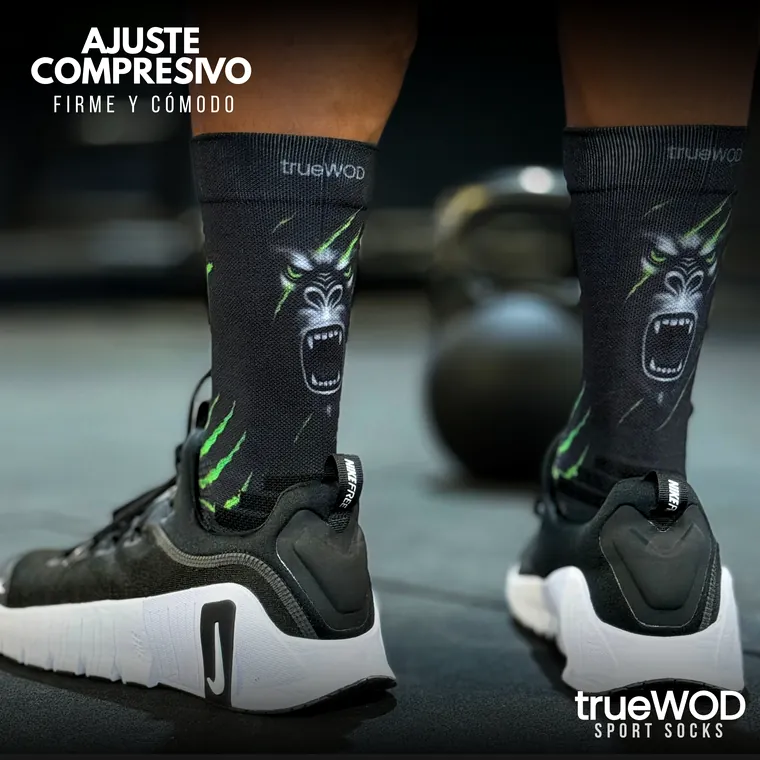 Calcetines trueWOD Gorilla en un entrenamiento de crossfit