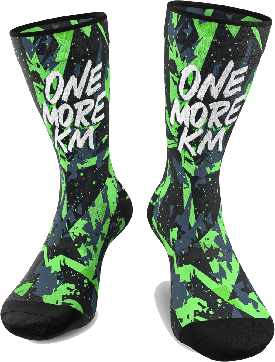 Calcetines de running trueWOD KM Green